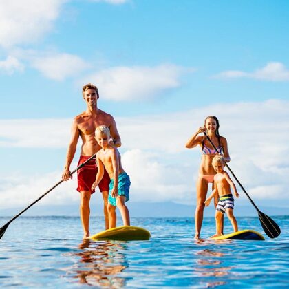 Watersports on the Mar Menor, peddling, catamaran, kano, kitesurfing,...