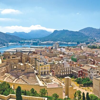 The historic city of Murcia only 70 km away.