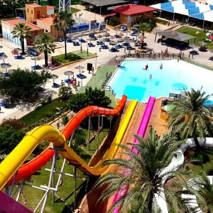 Two water parks in Torrevieja.